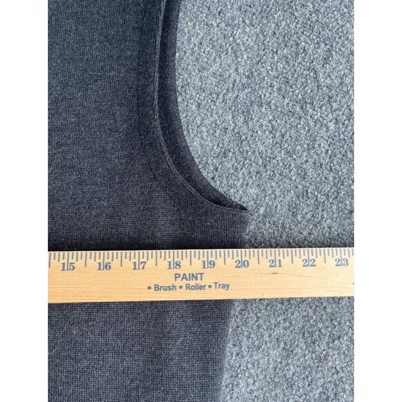 Mens Cordings Charcoal Grey Virgin Wool Button-Up Vest With Pockets Size M Made - Picture 4 of 6